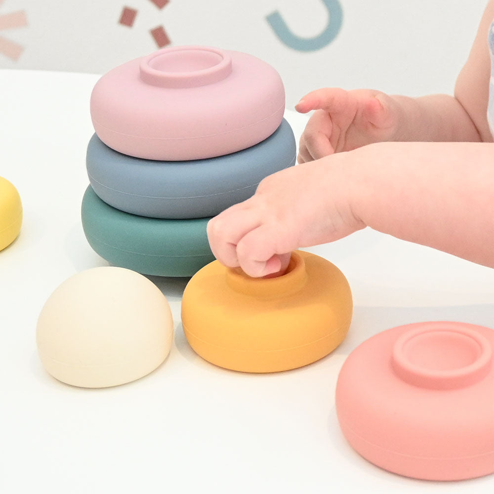 100% Silicone Wobble Popper Stacker