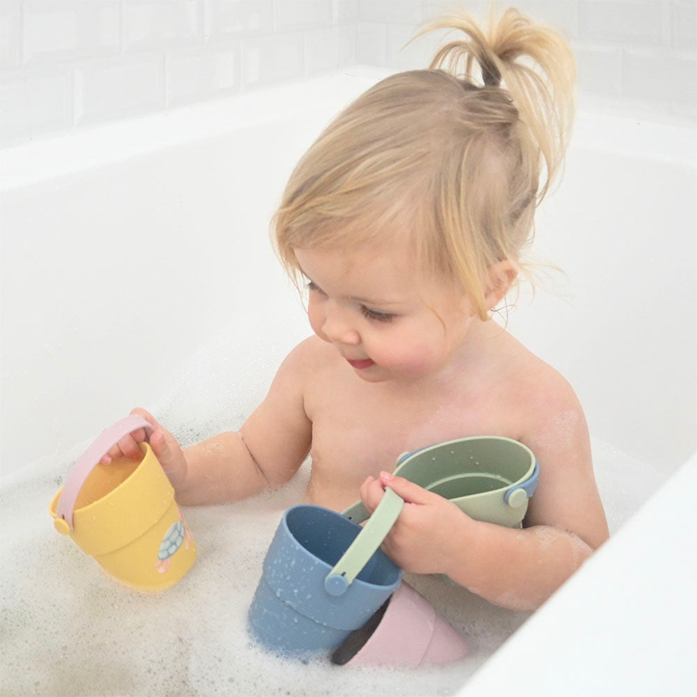 100% Silicone Mini Bath Buckets