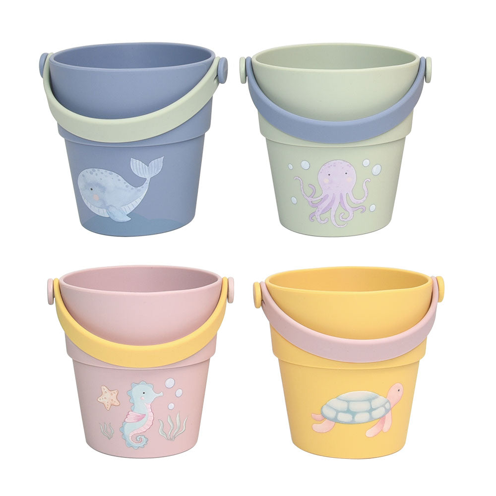 100% Silicone Mini Bath Buckets