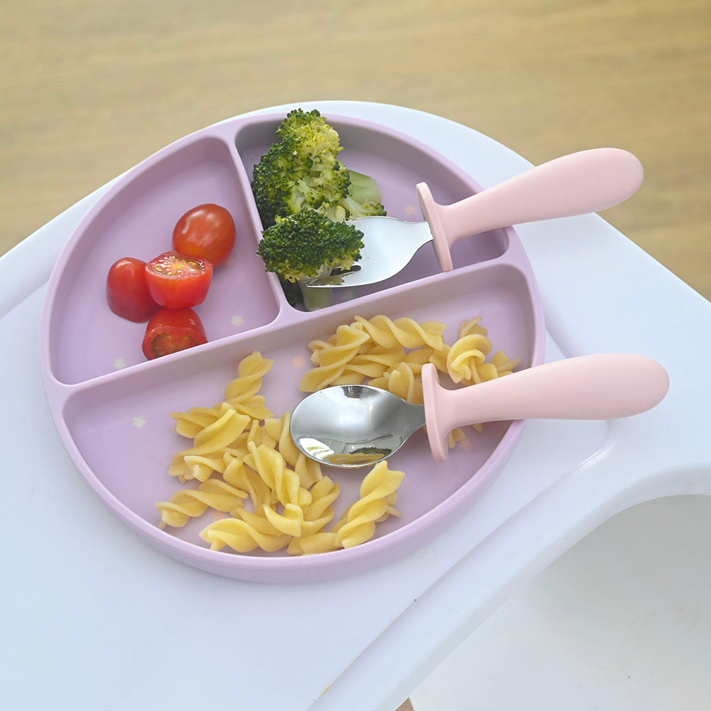 100% Silicone Divider Plate - Lilac