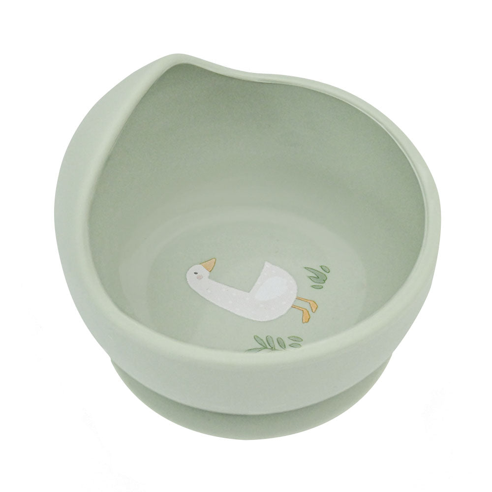 100% Silicone Suction Bowl - Goose