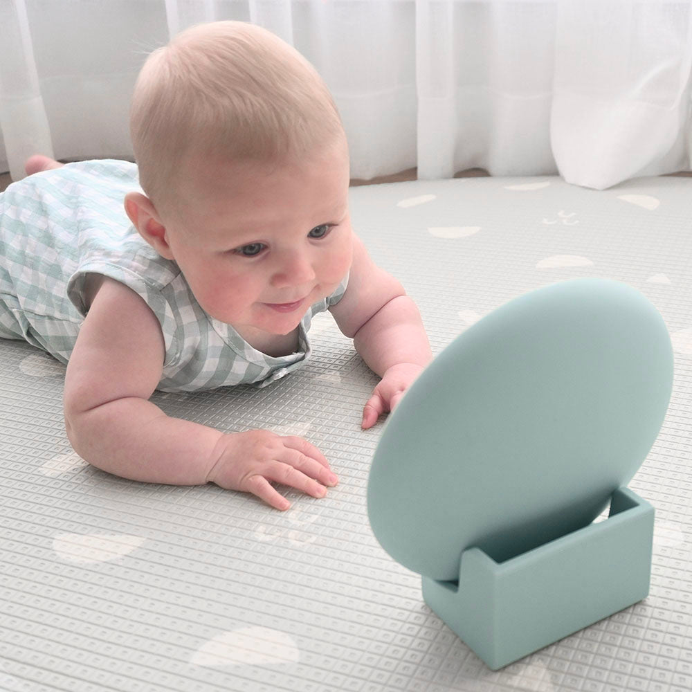 Silicone Tummy Time Mirror - Round