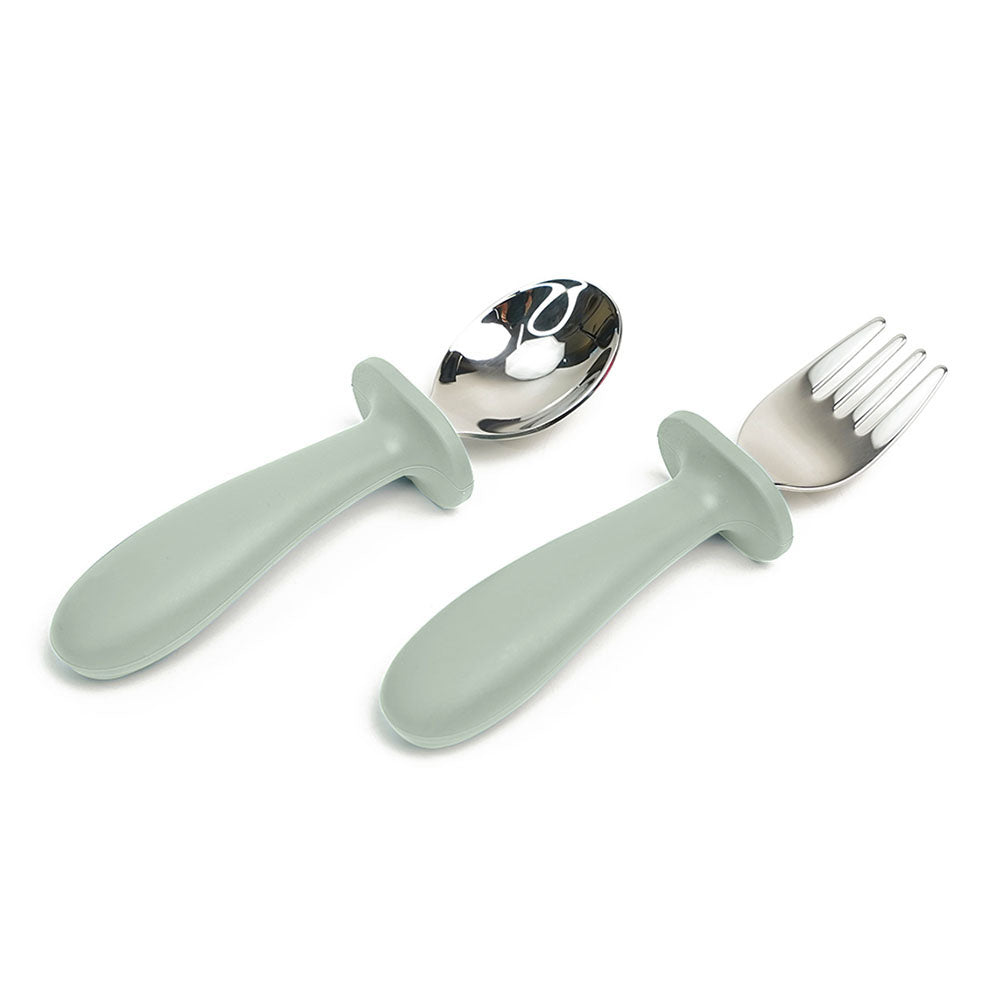 Stainless Steel Shield Cutlery - Sage