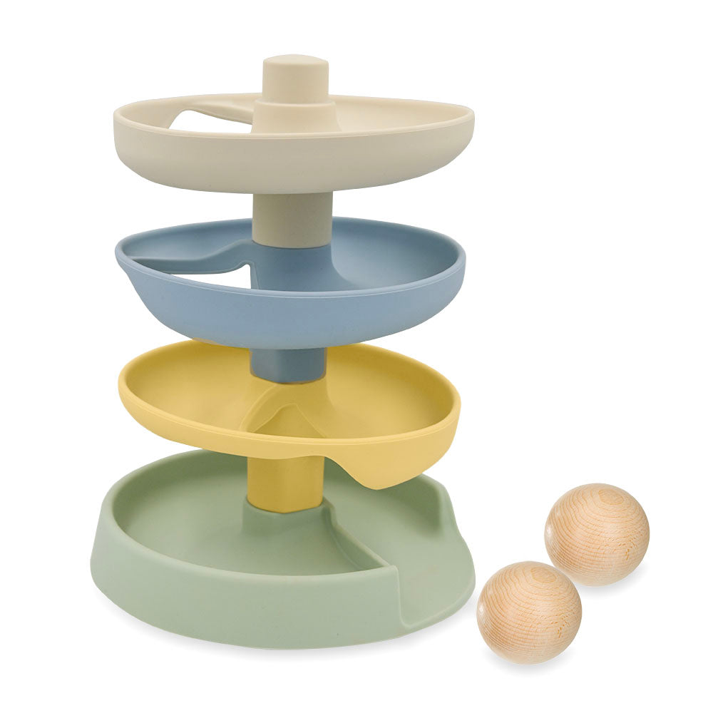 Silicone Ball Tower - Multi blue