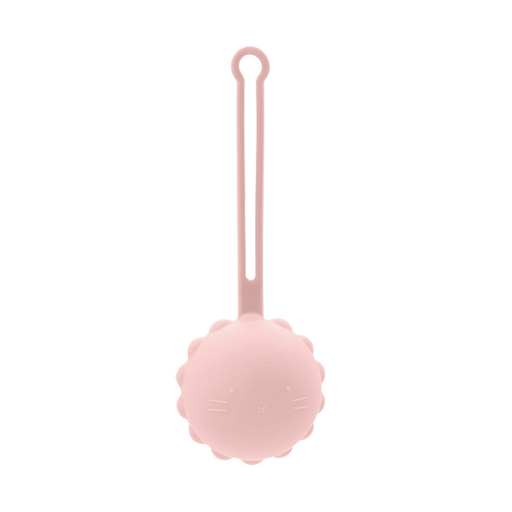 100% Silicone Soother Holder - Blush