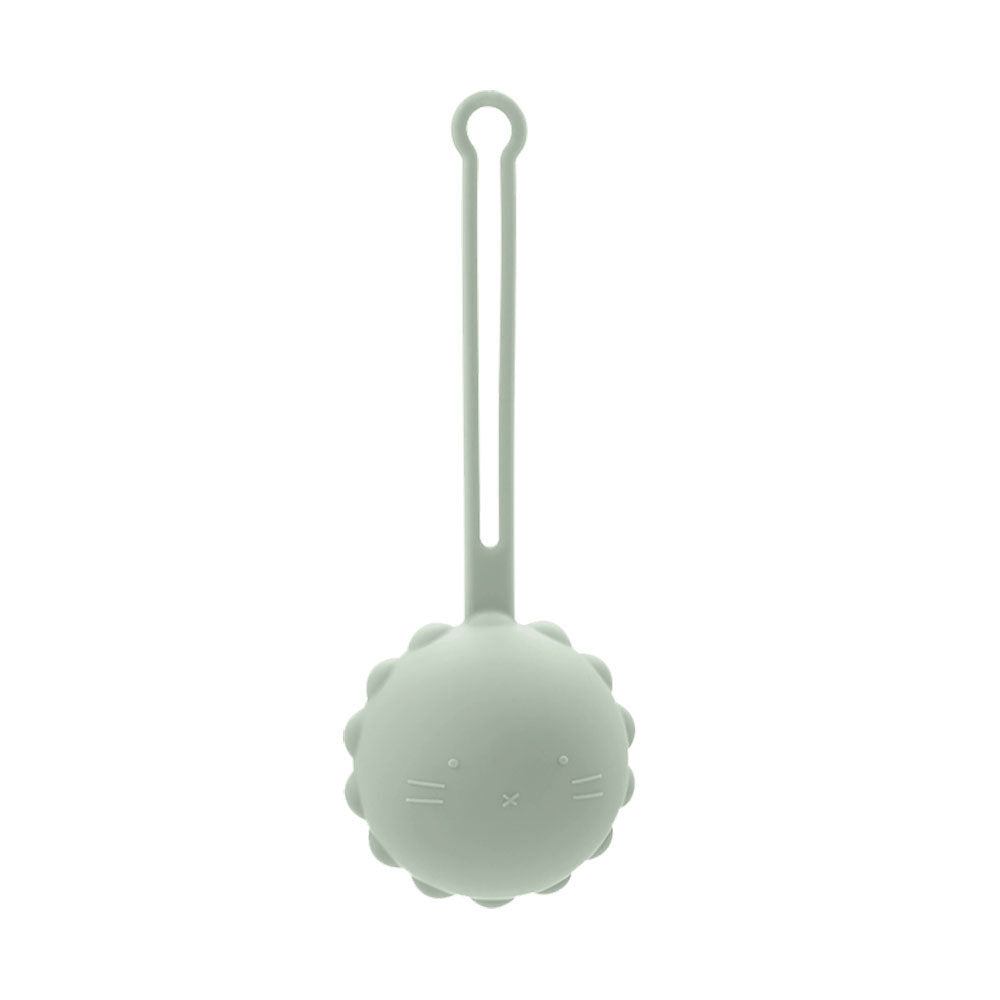 100% Silicone Soother Holder - Sage